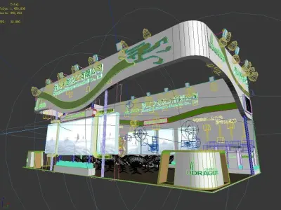 Exhibition - Area - 12X6-3DMAX2012-01 3D model