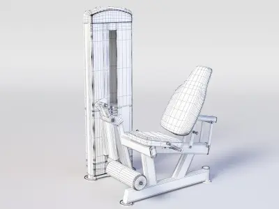 LEG EXTENSION Gym Equipment Low-poly 3D model