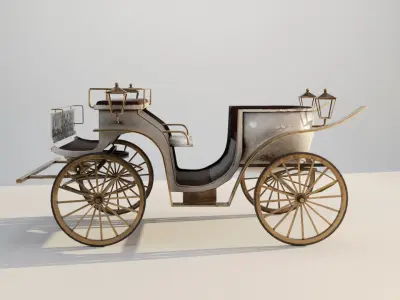 HORSE CARRIAGE 3D model