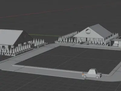 mini city Free 3D model purchase