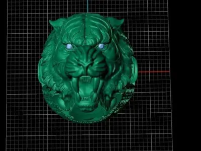 tiger ring  panther 3D print model