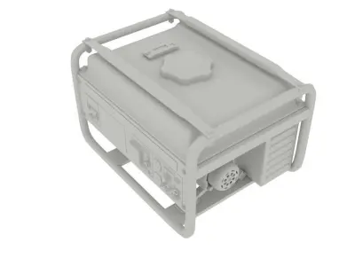  Green 3000 Small Gas Generator Mini  3D model