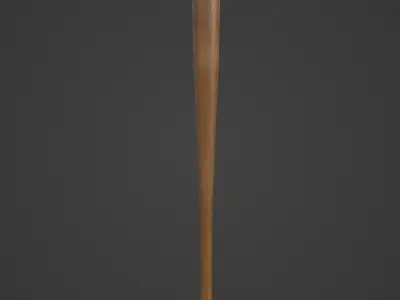 Baseball Bat 01 Low-poly 3D model