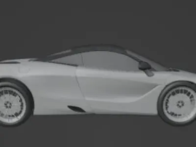 Cars Mclaren 720s 3D model