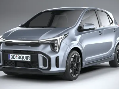 Kia Picanto GT-Line 2024 3D model