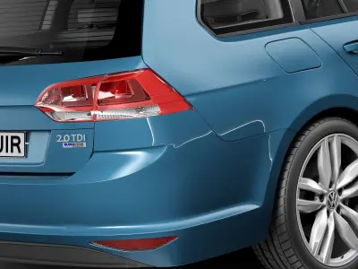 Volkswagen Golf Variant 2014 3D model