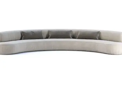Jenifer round sofa  3D model