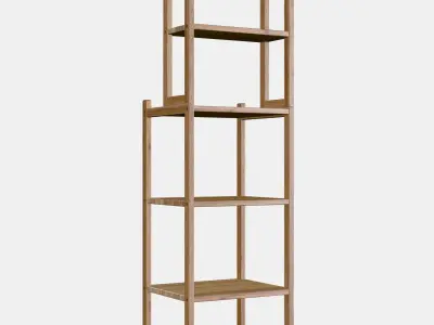 RAGRUND Shelving unit Low-poly 3D model