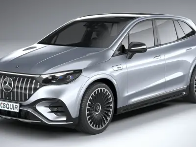 Mercedes-Benz EQE53 AMG SUV 2024 3D model