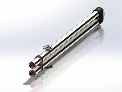  Heat exchanger  Hairpin 3D print model