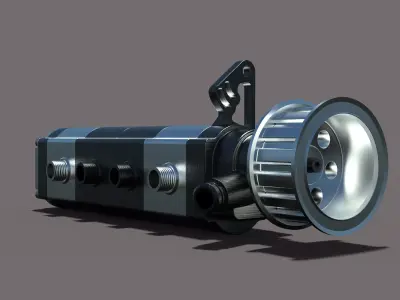 Dry Sump Oil System  3D print model