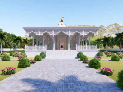 Hindu God Temple 3D model