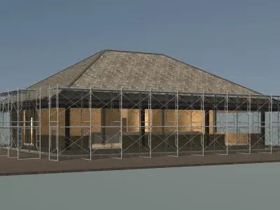 Building under construction 24i08 3D model