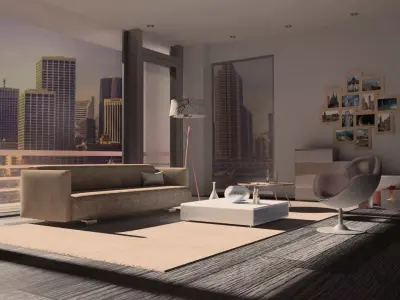 Creative Interior DEsign Free 3D model