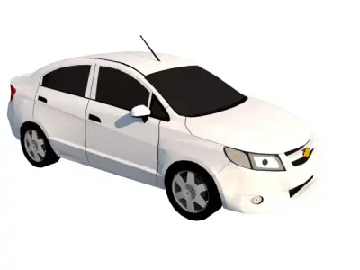 CHEVROLET SAIL 1 4 LTZ 2013 Low-poly 3D model