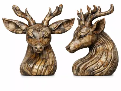 Dual Crown Stag   3D print model