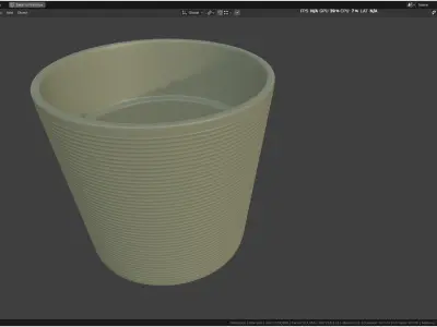 Ikea BROKSPIREA Plant pot 3D print model