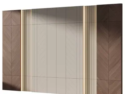 Decorative V70 Wall Panels 3D model