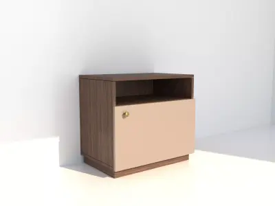 Serena Line Elegance island- cube model Low-poly 3D model