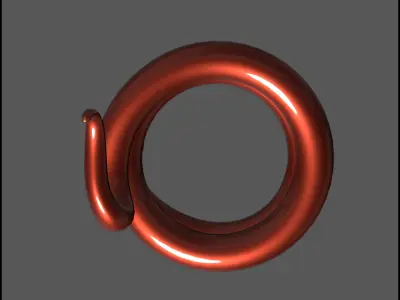 Snake Ring 3D Model Jewelry 3D print model