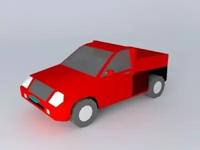 G Motors Pick Wagon Free 3D model