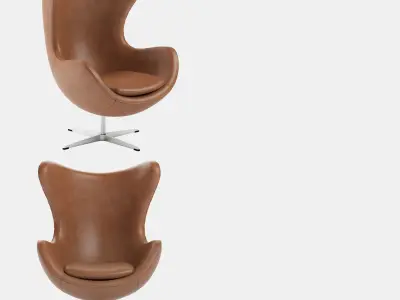 EGG Chair Arne Jacobsen Fritz Hansen 3D model