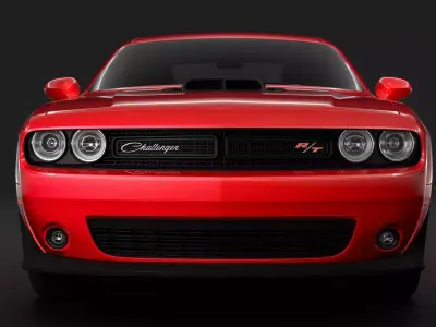 Dodge Challenger RT Shaker Widebody 2017 3D model