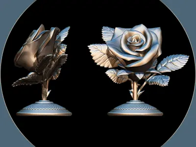 ROSE flower for 3D printer 3D print model