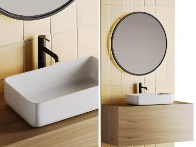 Bathroom Set 015 3D model