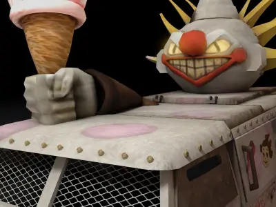 Sweethtooth Twisted Metal Black HD  3D model