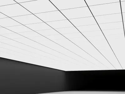 Modern Showroom Low-poly 3D model