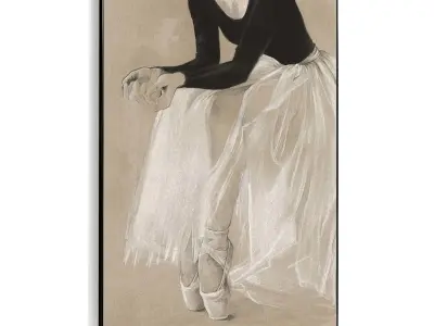 Plaster Two Photo Frame 436 Low-poly 3D model