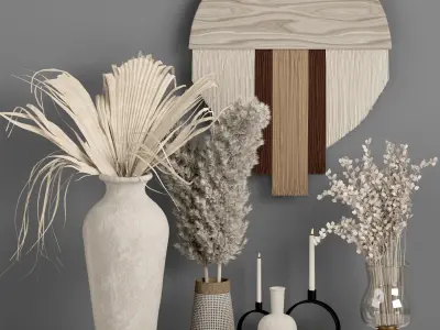 macrame decor 3D Model Collection