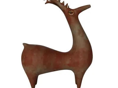 pottery deer 2 3D model