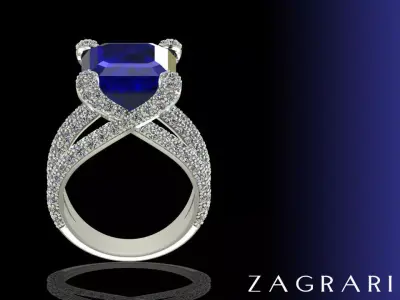 Luxury Ring 3D print model