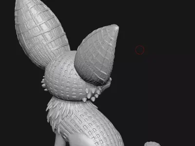 Fennec fox 3D print model