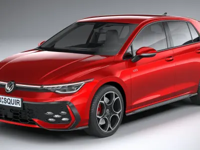 Volkswagen Golf GTI 2024 3D model