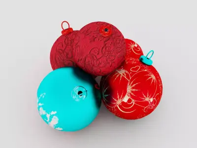 Christmas  Ball f4a 3D model