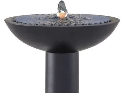Equinox Birdbath Fountain 3D model