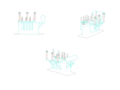 Power Transformer 3D print model