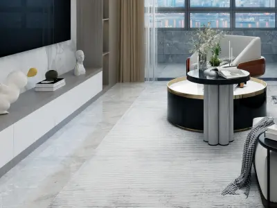 Restaurant decoration Modern Home villa 3D model