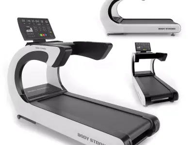 Treadmill Body Strong 3D model