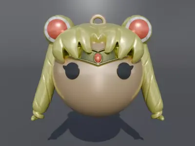 Sailor Moon - Christmas balls 3D print model