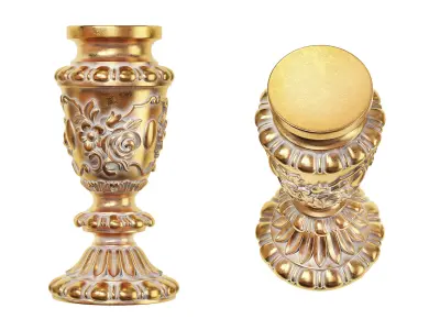 Classic carved 205 3D model