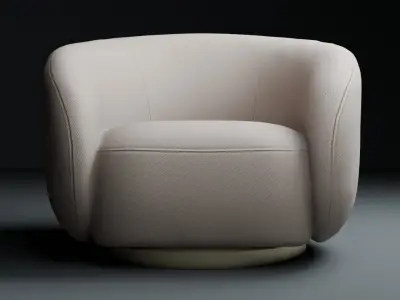 Modern Luxury Sofa 3D Model Low-poly 3D model 2