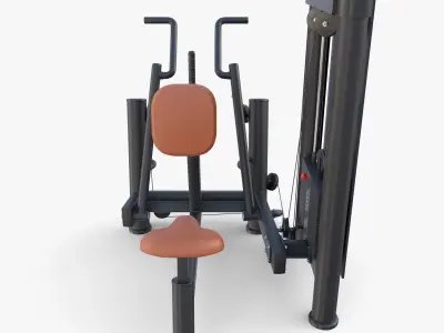 Rowing machine 3D model