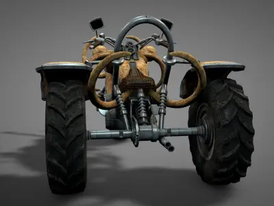 Skull Bike 3W 3D model