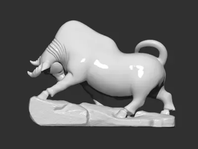 Bull Statue 3D print model