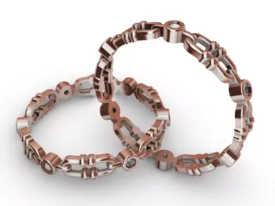 Ring Chain R-001 3D print model