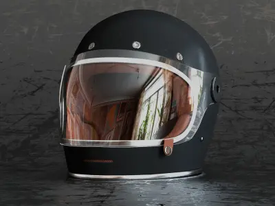 BELL Bulitt Helmet Black 3D model